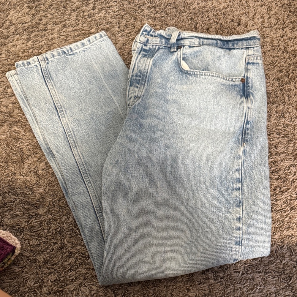Zara Light Blue Men's Straight Jeans